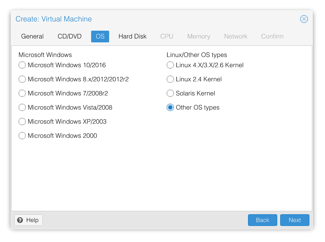 linux vm mac os x