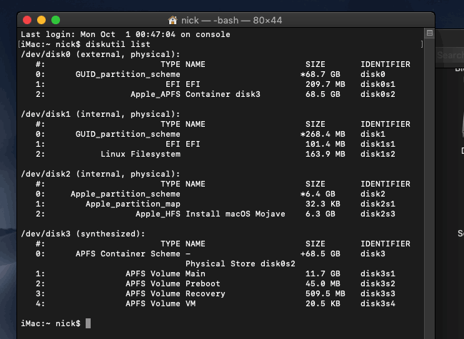 make efi partition bootable mac