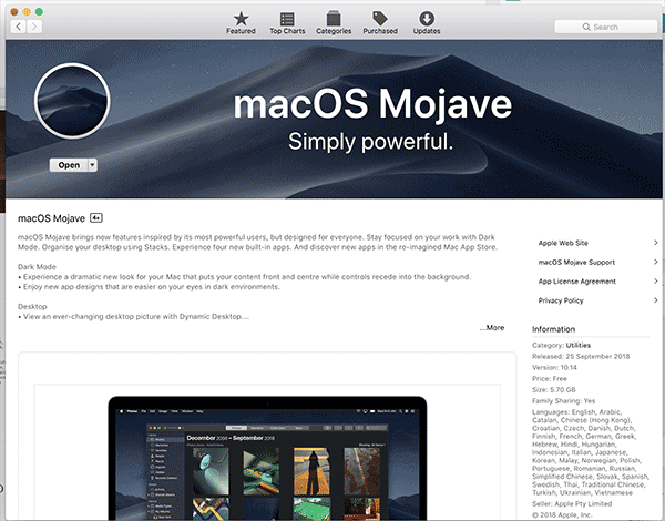 mac os mojave iso